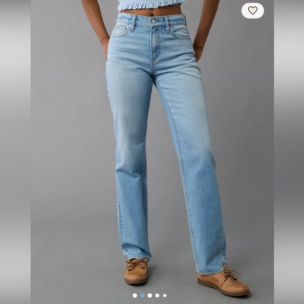 American Eagle Outfitters | Stretch Super High-Waisted Straight Jean